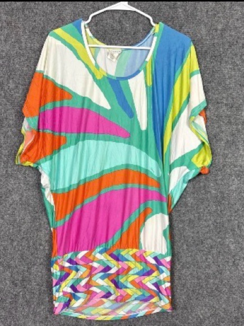 Trina Turk Swim Tropicalia Tunic dress, cover up. sz small.